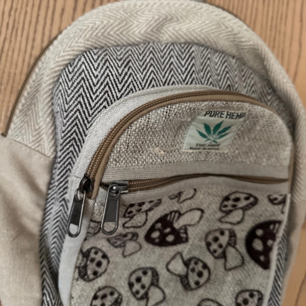 Hemp Mushroom Backpack - Picture 6 of 6